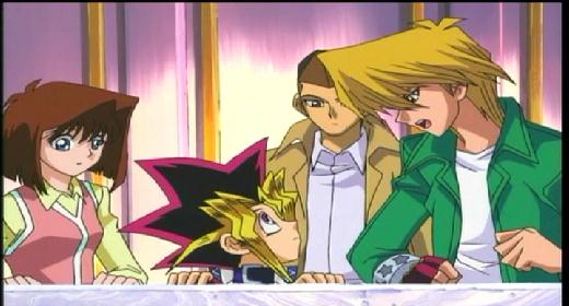 he he. Joey looks like my old babysitter when he was telling me off ^_^;
