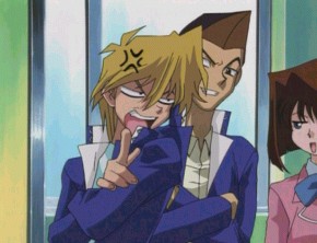 he he! Joey doesn't look to happy, does he? Tristan-chan looks amused though ^_^!