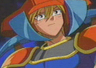 Joey as the flaming swords man...neat! ^_^