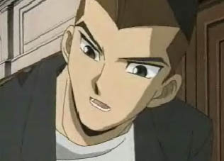 I think he's encouraging Jou-Kun!...........I think.................