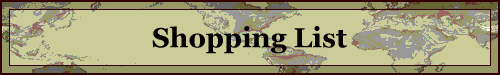 Shopping List