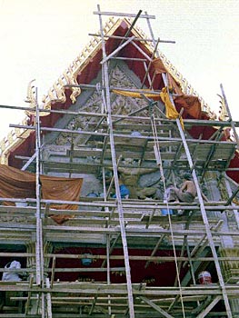 Church under renovation