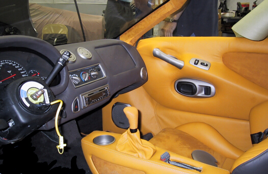 Interior of the Corvette MT900