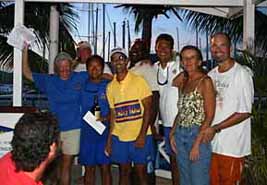 1st Place finishers, Racer/Cruiser class, AYC Round the Island Regatta