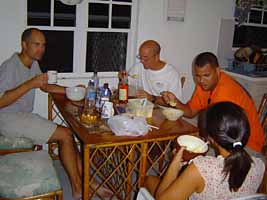 Dinner at Jim's house