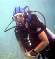 Joy scuba diving