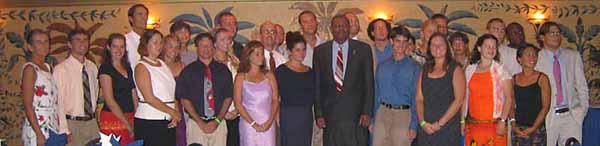 EC71 PCVs with Antigua Prime Minister Baldwin Spencer