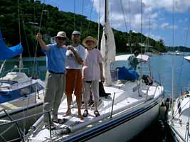 Len, George and Linda on Free Rider