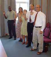 Swearing in ceremony