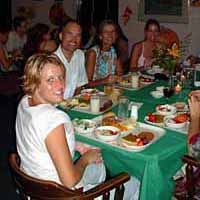 Thanksgiving dinner at the US Air Base
