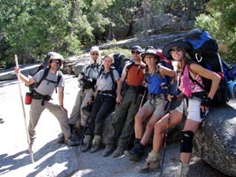 Yosemite backpack trip, Sept 2006