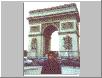 Joy on the Champs Elysse in front of the Arc d'Triomph
