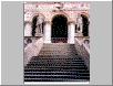 Grand staircase with Paul Newman & Moses