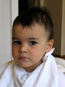 Eszter kicsit morcosan b�mul