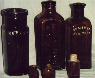 amber medicine bottles