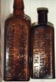 antique  bottles Hostetlers amber bottle