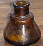 antique ink bottles