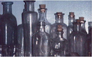 antique embossed medicine bottles