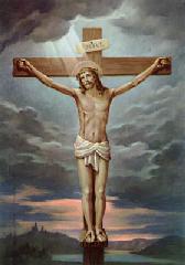 "He was pierced for our offences, crushed for our sins, Upon Him was the chastisemnet that made us whole""
