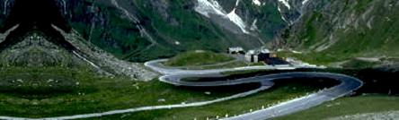 highway winding through mountain valley