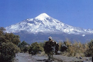 Citlaltepetl or Orizaba Peak. The highest peak in Mexico and the largest Volcano in North America.