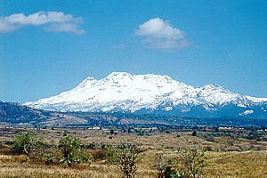 Iztaccihuatl ('White Woman' in Nahuatl) also called the Sleeping Woman