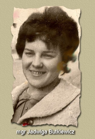 mgr Jadwiga Butkiewicz, I always admired the mathematicians, how do they live? do they calculate the steps and miles?