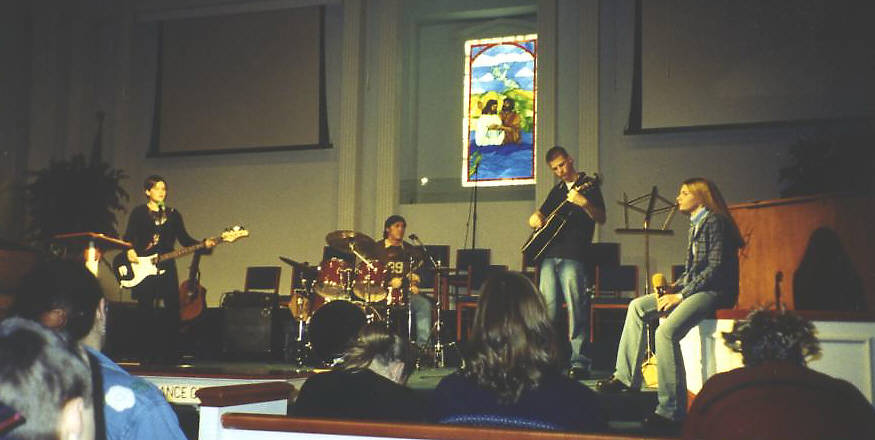 Our first performance, New Years Eve 2K1