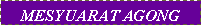 Text Box: MESYUARAT AGONG 