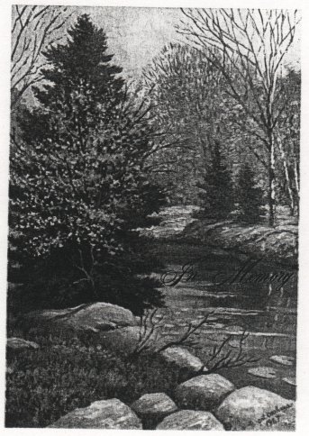 Front of funeral card for Rowland Nagley Rogers