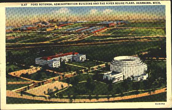 Dearborn, Michigan, Postcard