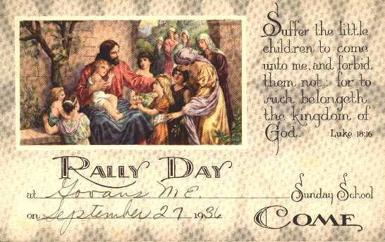 Rally Day Postcard
