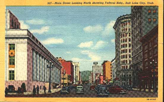 Salt Lake City, Utah, Postcard