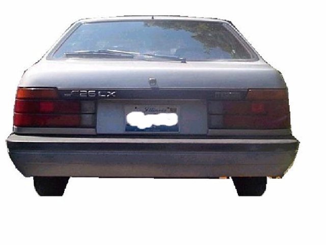 A Shot of the Cars Rear