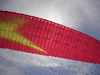 XIX Inter 2 paraglider from the bottom