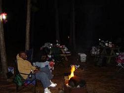 Sitting around the campfire