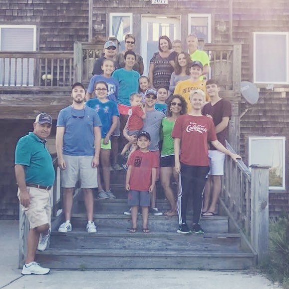 Family at the Beach House