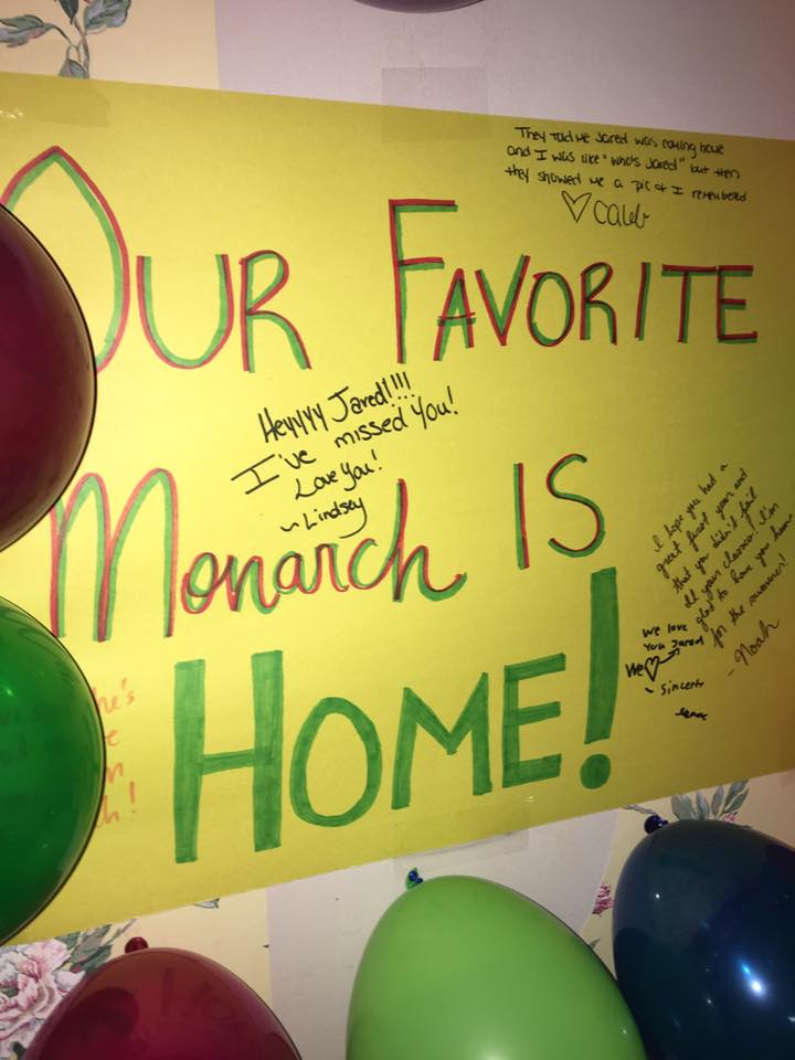 Welcome Home Monarch! - 2016