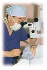 Alan performing medical procedures with precision and care