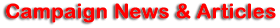 Campaign news and articles