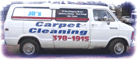JR's Carpet Cleaning Van