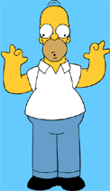 and Homer has a similar IQ to me I think umm.....