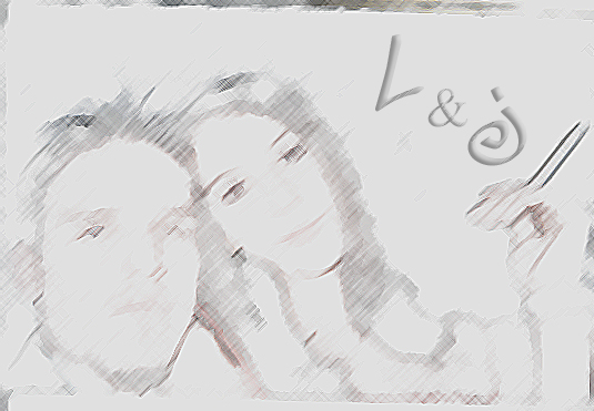 another lauren / josh I pic I spiced up. 