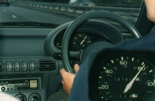 Two white flashes in your mirror means 'excessive speed'