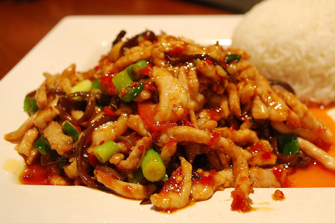 Shredded Pork in Hot Garlic Sauce