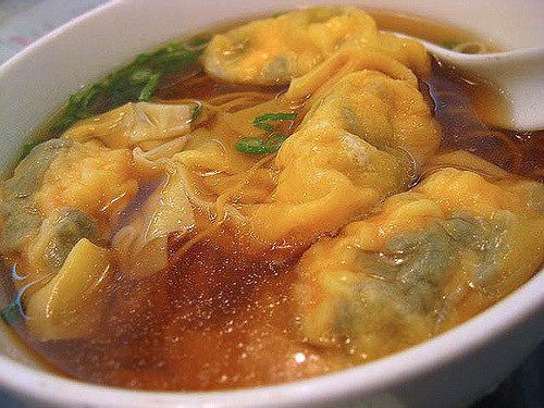 Shrimp Dumpling Soup
