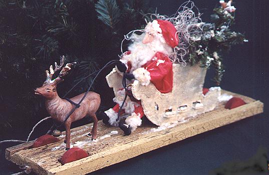 Santa and Sleigh