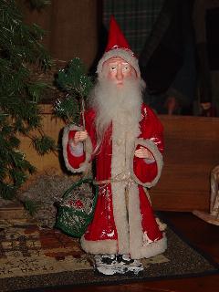 Folk Art Santa