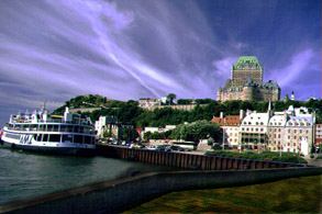 Shore view of Quebec City