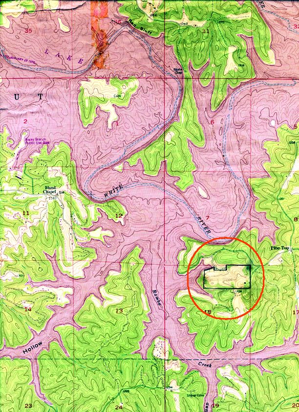 Beaver Lake Geological Map